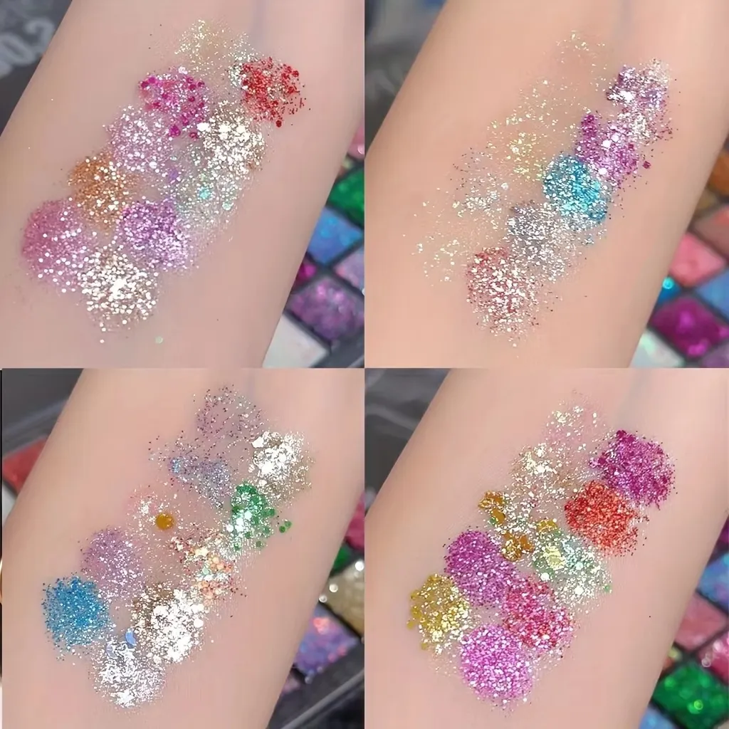 40 Colors Eyeshadow Palette - Matte & Glitter Eye Makeup High Pigmentation Blendable Creamy Texture Long-Lasting Eye Makeup