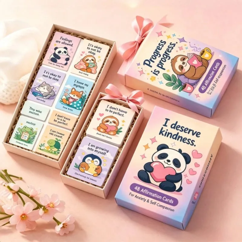 SEL Affirmation Card Affirmators English Inspirational Children's Emotional Mindfulness Encouragement Card