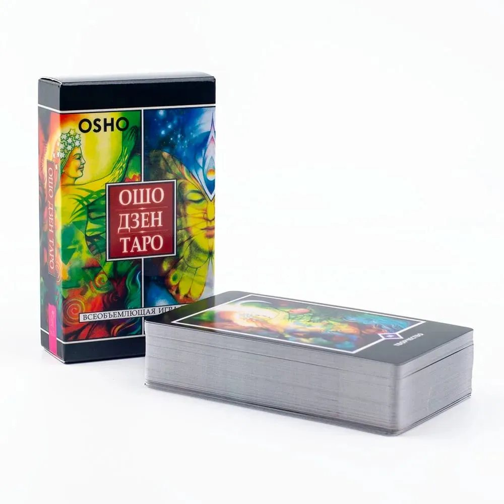 ОШО ДЗЕН ТАРО OSHO ZEN TARO 79Pcs Russian Visions Fate Divination Tarot Cards FortuneTelling Card Games Party Board Game10.3x6CM — image 3