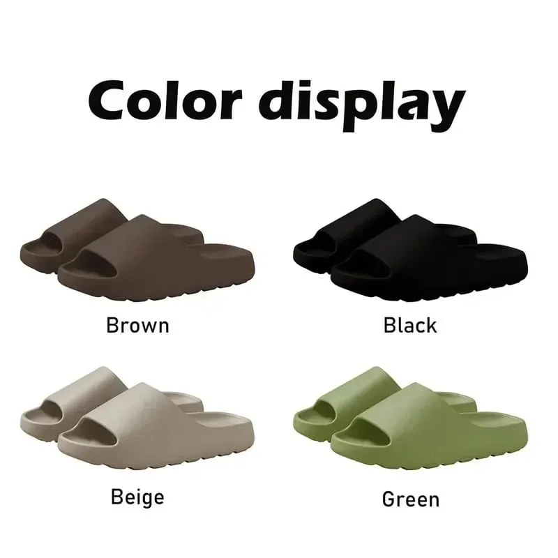 Scarpe da casa unisex Sandali scorrevoli con piattaforma morbida e antiscivolo per donna Uomo Pantofola da bagno per doccia esterna interna per adulto — image 6