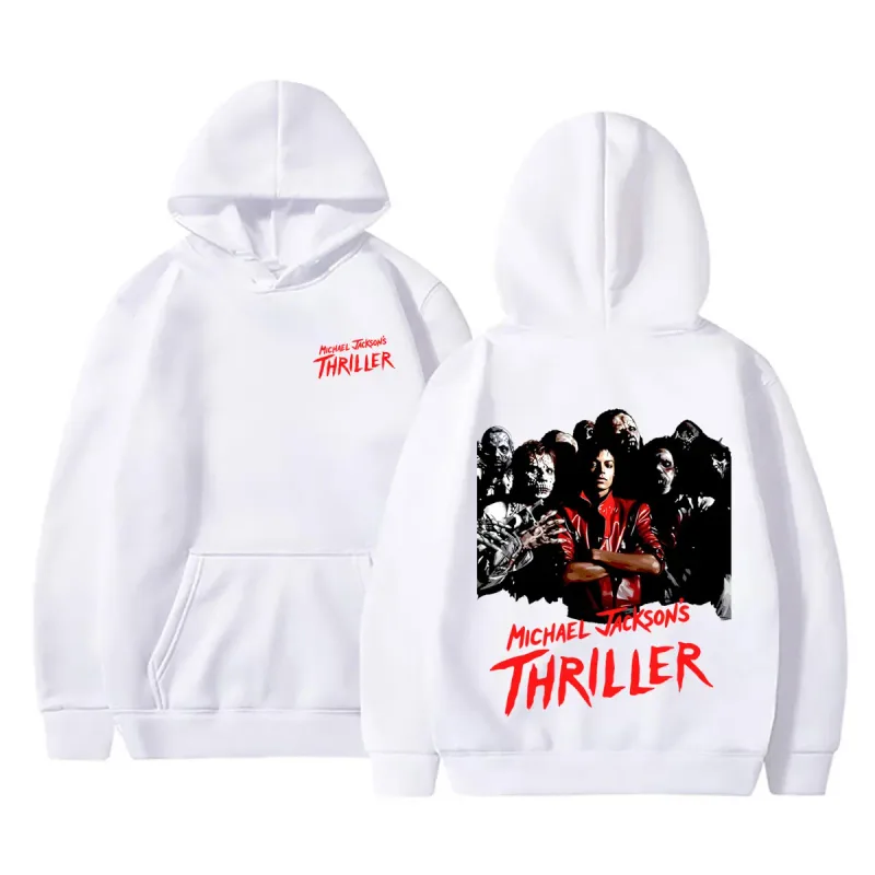 2026 new Classic Vintage Michael Jackson Thriller Hoodie Men Women Retro Gothic Rock Horror Sweatshirts Men's Punk Streetwear — image 3