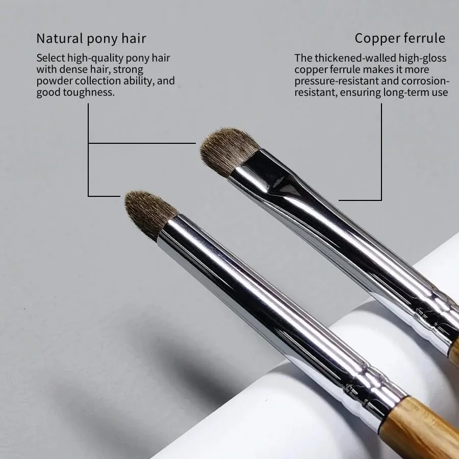 Eyeshadow Brush Precise Details Eye Shadow Makeup Brushes Soft Natural Pony Hair Make Up Tools