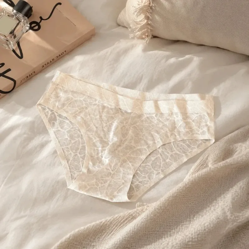Cool Summer 3D Bulge Pouch Men's Underwear Lingerie Transparent Mesh Panties Thin Stripe Grid Triangle Panties Men