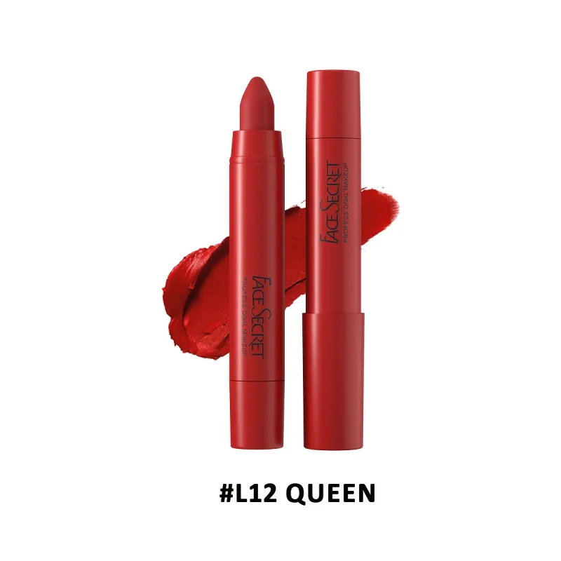 1 Stück wasserfester, matter Lippenstift mit langanhaltendem Finish, antihaftbeschichtet, leicht, Lippenstift, glatte Anwendung, Lippen-Kombi-Set