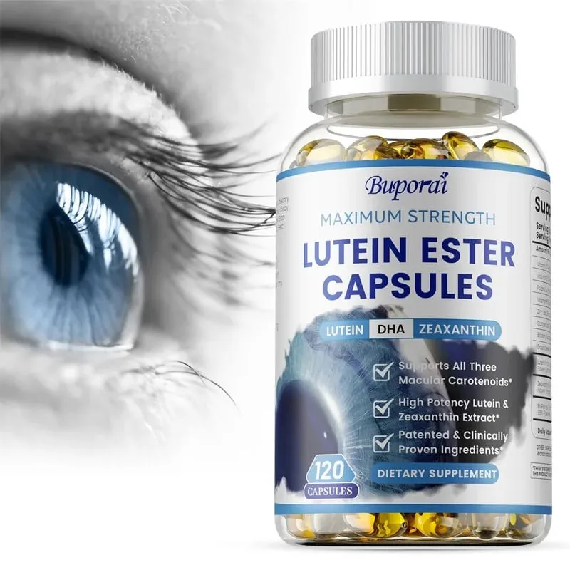 Cápsulas de éster de luteína - Apoiam a saúde ocular, mantêm a visão clara, aliviam a fadiga ocular, anti-oxidação, protegem contra os raios UV — image 2