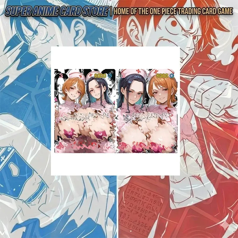 Diy Japanese Anime Opcg One Piece Card Set Yamato Nami Boa Hancock Nico Robin Carrot Perona Shirahoshi Uta Collectible Cards