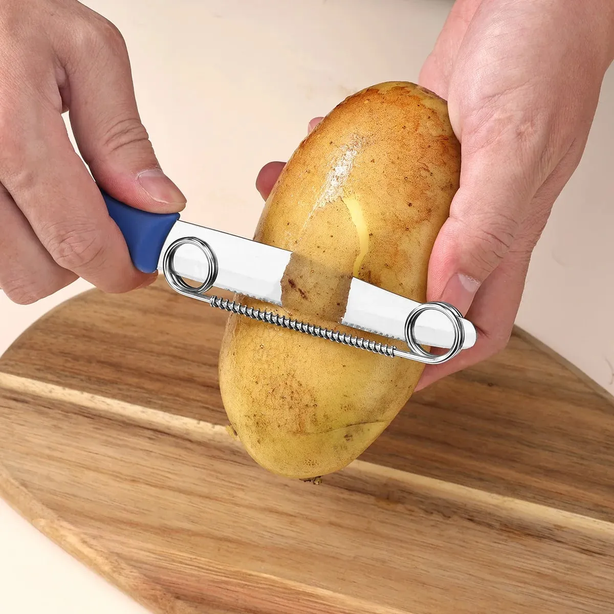 Kitchen Peeler Vegetable Fruit Peelers Quick Slicing Cutter with Spring Potato Carrot Shredder Peeler Kitchen Portable Knives — image 1