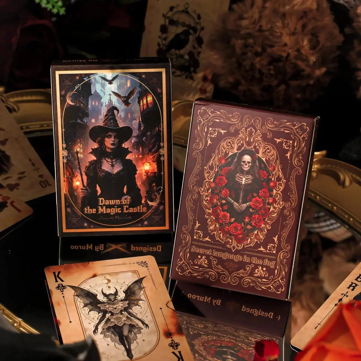 Mystery Whisper Playing Cards–Vintage Design Poker Card Set Party Game for Adults Team Building Family Game Night Unique Gift — image 2