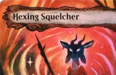 LK23 Deflecting Swat Flare of Duplication Hexing Squelcher Goldspan Dragon High-Quality TCG Proxy Cards (Black-Core) — image 2