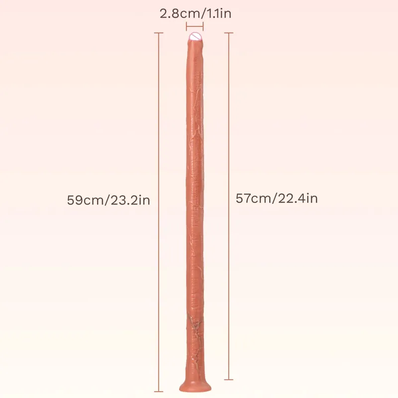 Long Realistic Dildo Silicone Anal Plug Sex Toys For Woman Adult Sex Toys Suction Cup Big Butt plug Gay Lesbian Anus Dilator 18+ — image 6