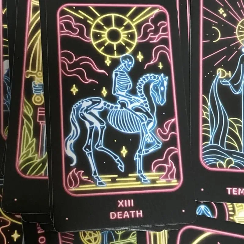 Cartes de Tarot minimalistes et simples, 78 jeux de société, Divination, destin, édition anglaise, Oracle, jeux de Table pour fête