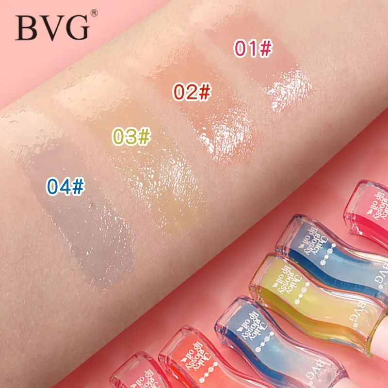 Garrafa de onda Juicy Lip Oil Transparente Brilhante Lip Plumper Hidratante Lip Gloss Maquiagem diária para lábios — image 3