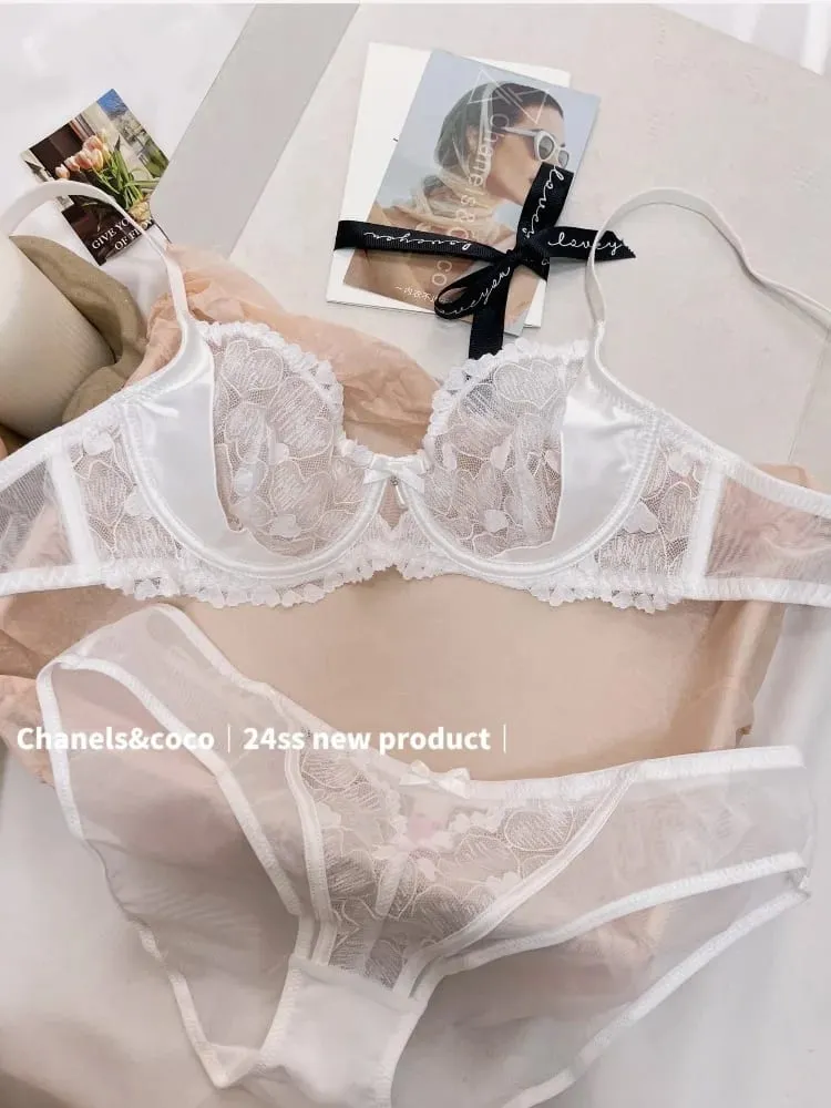 Festive Lingerie Set Christmas Gift Pure Desire Wireless Bra & Knickers Anti-Side Boob Support for Full & Petite Bust MOYISU — image 4