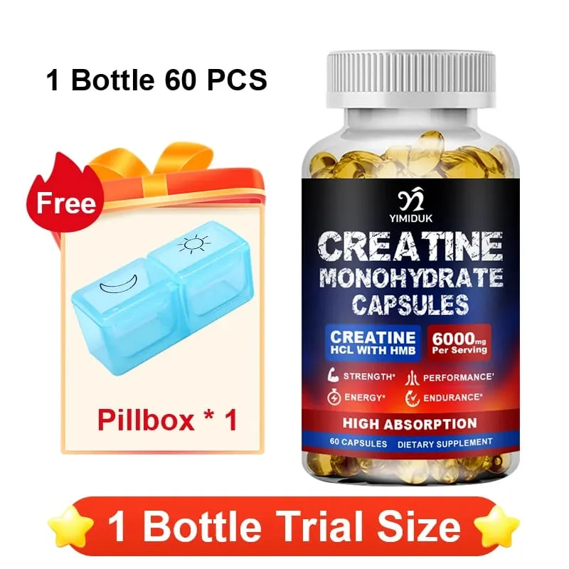 Creatine Monohydrate Supplement with HMB Support Muscle Recovery Boost Cellular Energy Endurance Muscle Fatigue Performance — image 5