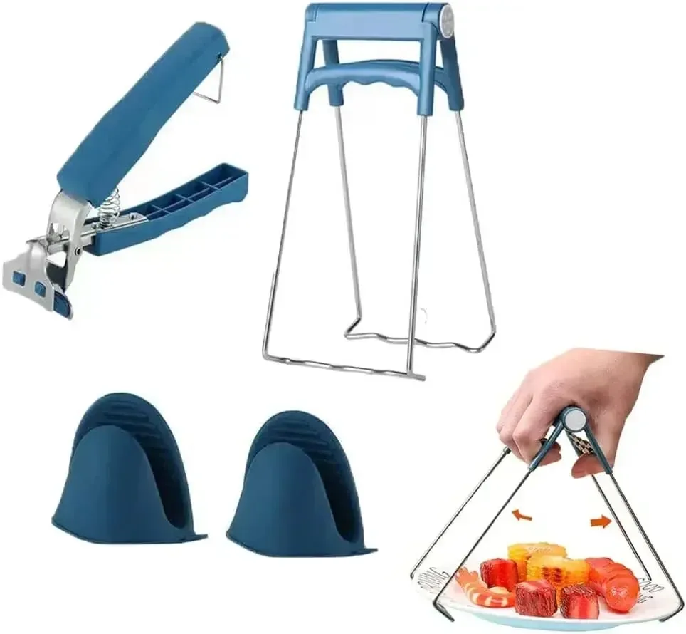Heat Resistant Kitchen Bowl Tongs Non Slip Pot Lifter Clip for Instant Pot Air Fryer Microwave Steaming Dishes Home Cookware Use — image 8