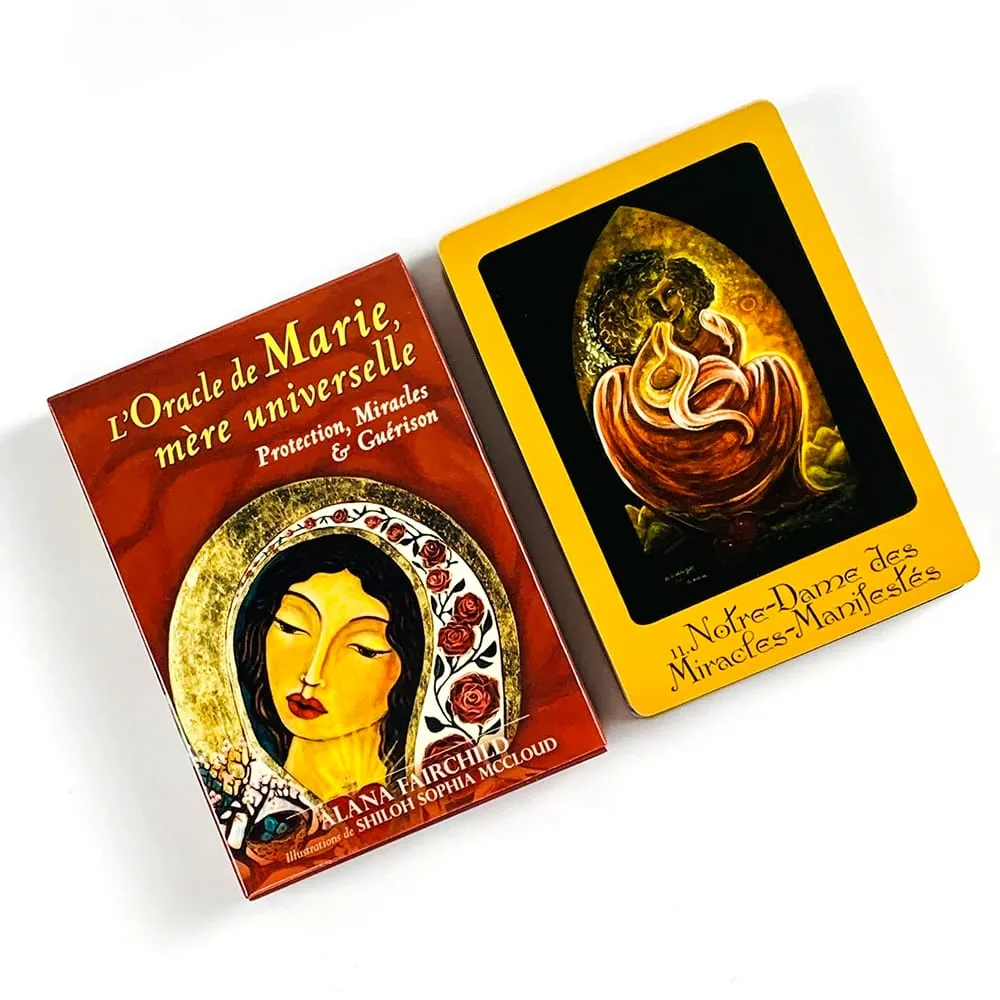 L'Oracle De Marie 44 Card French Edition Divination Oracle Deck Divine Mother Energy Perfect for Healing & Spiritual Guidance — image 2