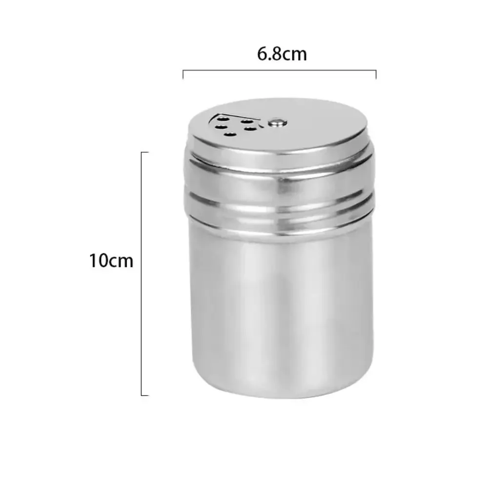 Multi-purpose Stainless Steel Seasoning Jar Salt Sugar Bottle Rotating Cover Spice Pepper Shaker Spice Jar Kitchen Gadgets — image 13