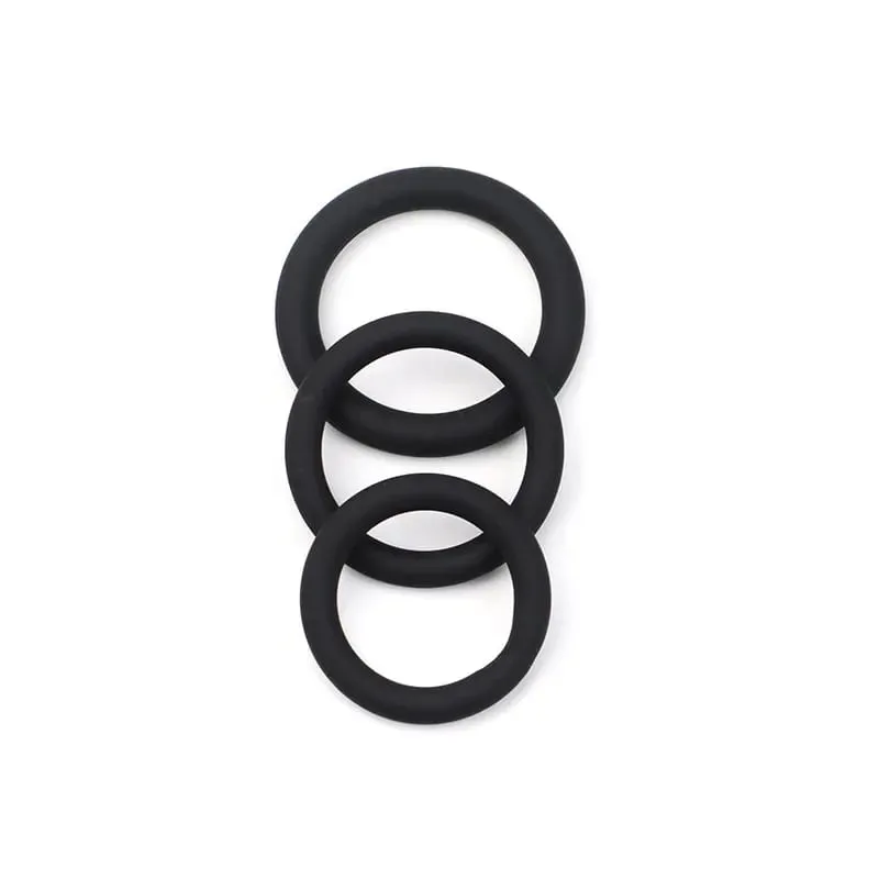 3Pcs/Set Cock Rings Silicone Penis Ring Male Delay Ejaculation Penis Lasting Erection Scrotum Testis Restraint Sex Toys For Men