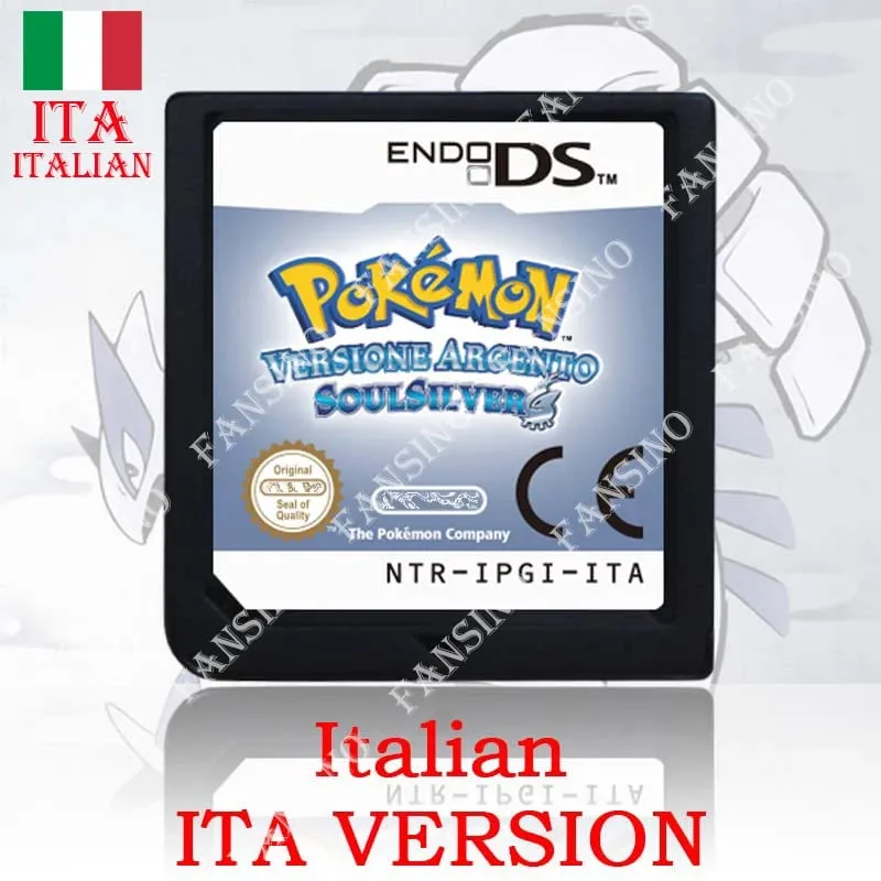 (USA EUR AUS NOE ESP FRA ITA) Pokemon HeartGold SoulSilver Version High Quality Authentic 1:1 Replica DS Video Game Cartridge — image 19