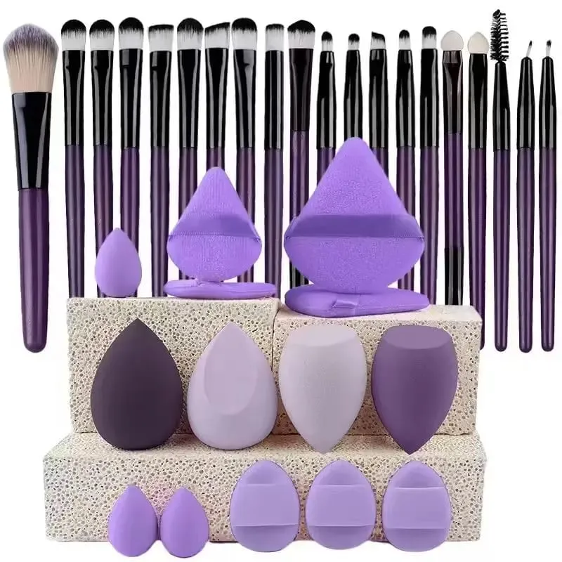 20Pcs Makeup Brush Set Eyeliner Blending Cheeks Eye Cosmetic Foundation Brushes Professional Complete Set for Face Eyeshadow