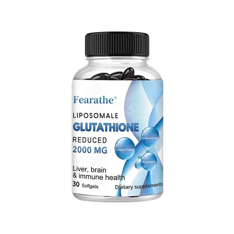 Liposomal Glutathione Capsules Antioxidant Skin Health Supplement Healthy Skin Care Hair Nails Immune Support