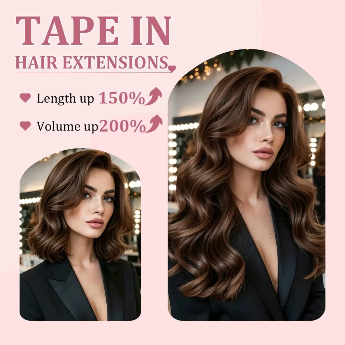 20pcs/pack Tape in Human Hair Extensions Body Wave Tape in Extensions Real Human Hair Seamless Tape in Real Human Hair Extension