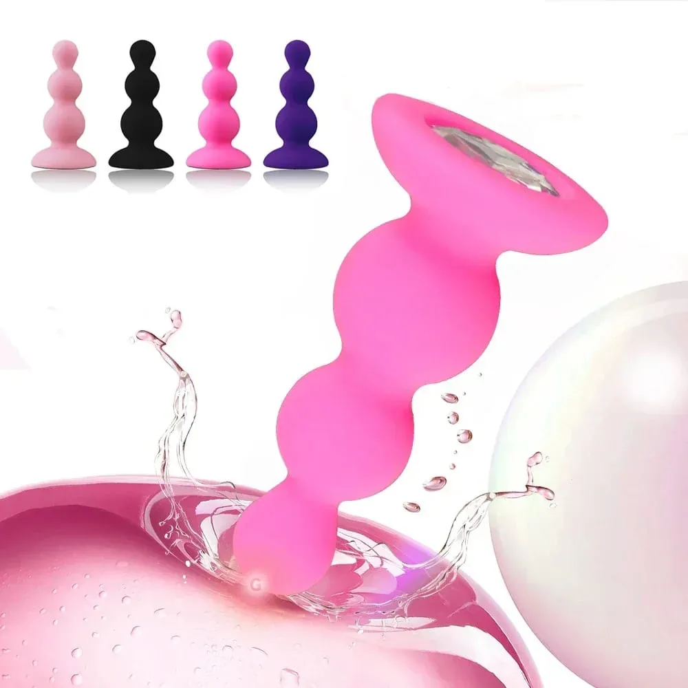 Mini Anal Plug Sex Toys silicone Crystal Annal Extreme Butt Buttplug for Woman Prostate Massager Stimulator Adult Toys For Man — image 3