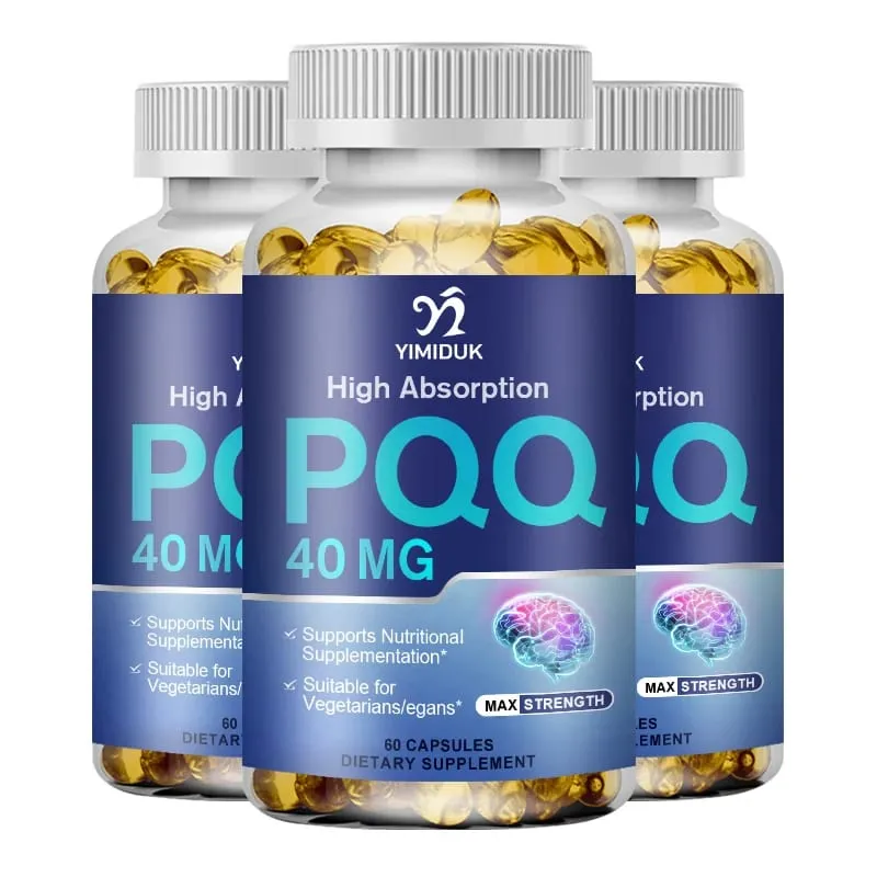 PQQ Capsules Supplement 40 mg - Mitochondrial Biogenesis & Metabolism - Supports Brain Heart Health & Cognitive Function — image 9