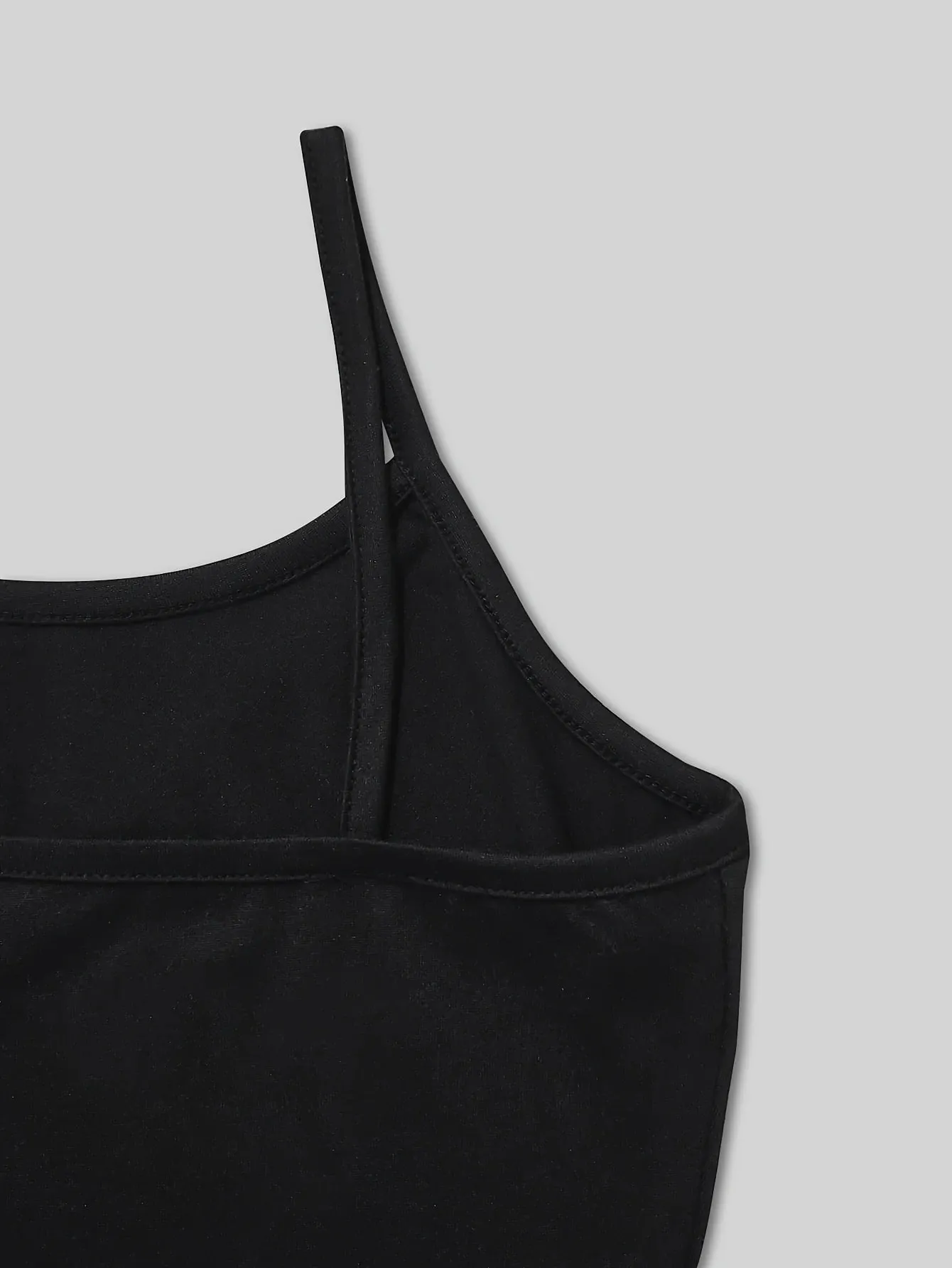 Women Alt Aesthetic Graphic Cami Top Dark Punk Heart Sleeveless Black Spaghetti Strap Crop Tank Vest