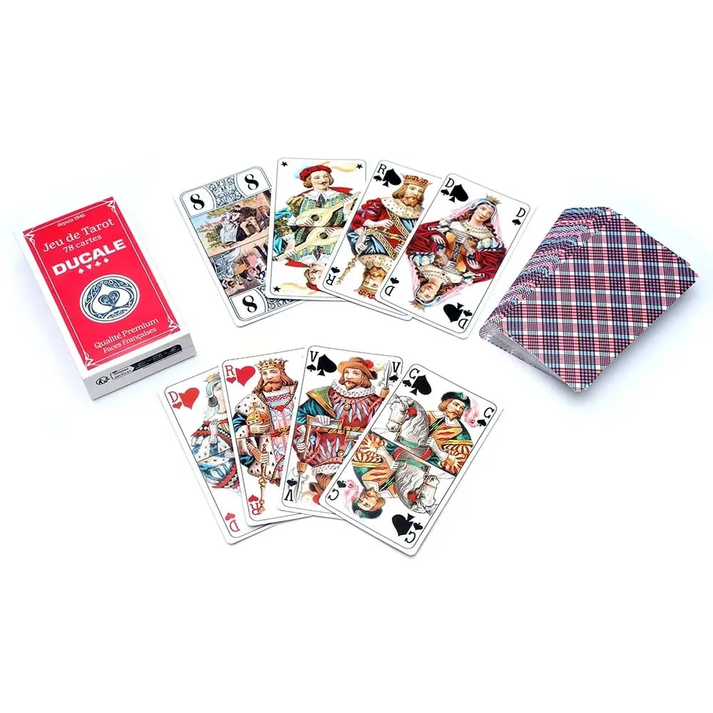 Français Jeu de Tarot 78 Cards Ducale French Tarot Game Tarot Deck Cards Entertainment Game For Family Party Board Game Toy — image 2