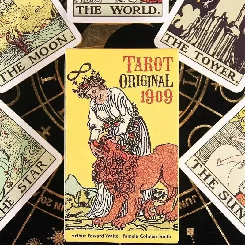 The Rider Waite Smith 1909 Tarot Cards Oracle Deck para sa mga Nagsisimula English Spanish Classic Divination Edition Play Game — image 2
