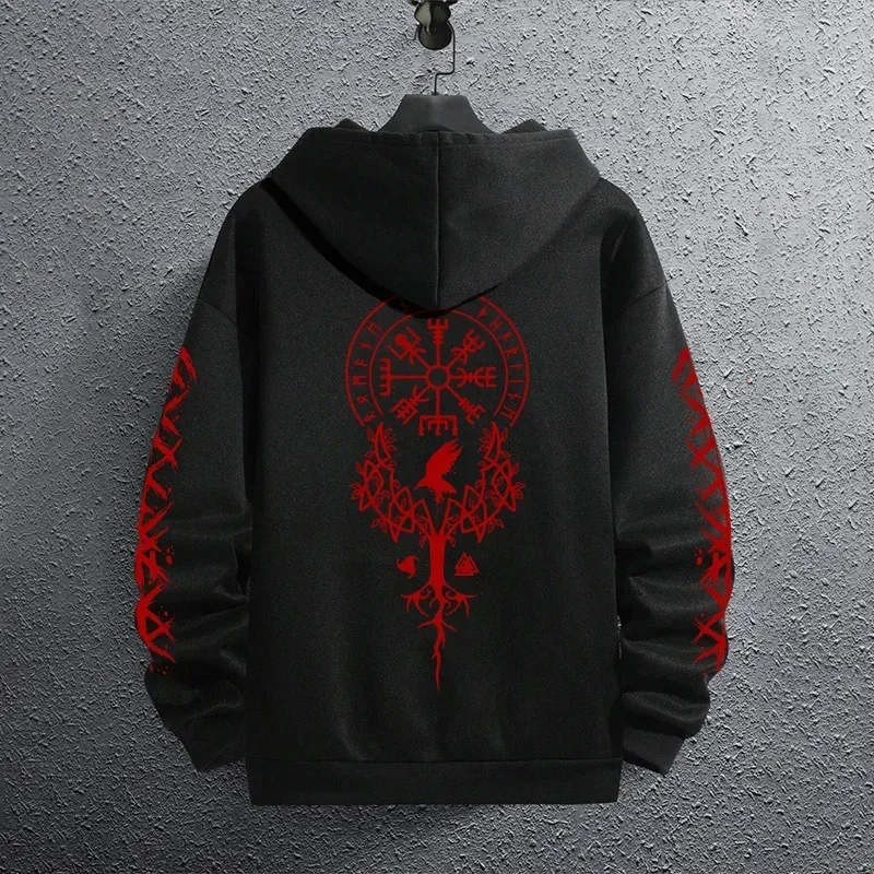 2025 Brand New Black Sweatshirts Autumn Winter Male Daily Casual Sporty Jogging Hoodie Men's Outwear Fashion Pullover — image 13
