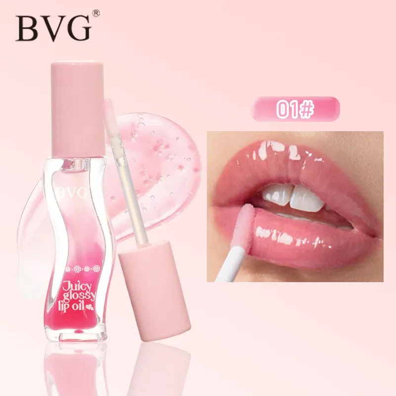 Garrafa de onda Juicy Lip Oil Transparente Brilhante Lip Plumper Hidratante Lip Gloss Maquiagem diária para lábios — image 7