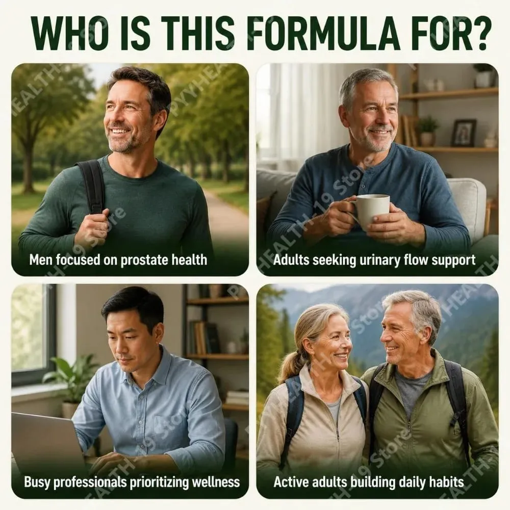 Prostate Health Capsules with Saw Palmetto 2000mg 90 Count Supports Healthy Prostate Function Urinary Flow Urinary Tract Comfort — image 4