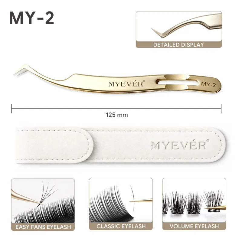 Anti-Slip Eyelash Extension Tweezers Steel High-Density Fiber Tip Eyelash & Eyebrow Professional Precision Makeup Tools — image 10