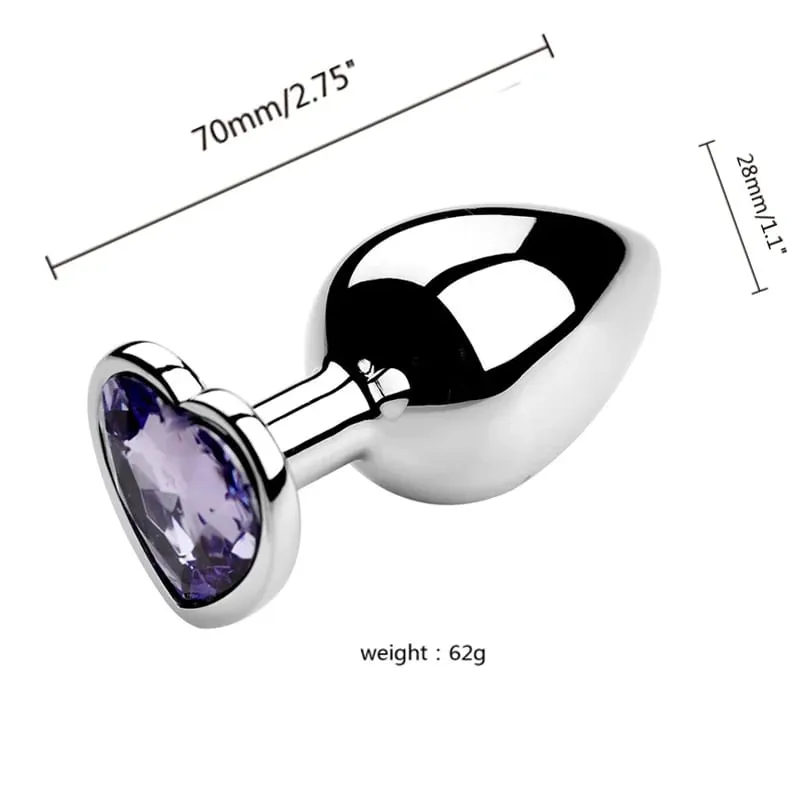 S/M/L Anal Plug Metal Sex Toys For Women Men Adult Crystal Erotic Bullet Butt Plug Stimulator Prostate Massager Adult Products — image 15