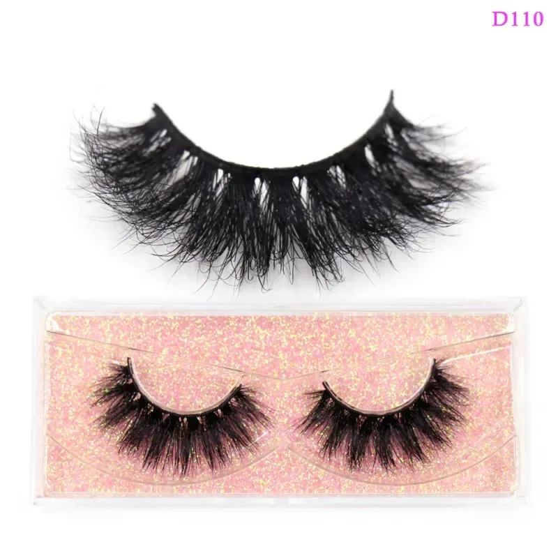 3D Mink Lashes Soft Hair False Eyelashes Fluffy Volume Wispy Fake Eyelashes Extension Makeup