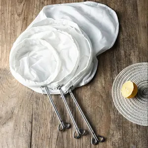Wiederverwendbarer Stoff-Mesh-Filter, Nussmilchbeutel, Sieb, Sieb für Sojabohnensaft, Kräutertee, kaltgebrühter Tropfkaffeefilter, Küchenwerkzeug
