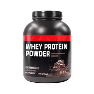 Whey Protein Powder 2lbs - 80% Protein Gold Ratio Whey para crescimento e recuperação muscular Baunilha/Chocolate/Morango 40 porções