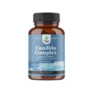 Candida Complex - Probiotik dan Enzim Pencernaan Ramuan Semulajadi Untuk Menyokong Kesihatan Penghadaman dan Keseimbangan Flora Usus