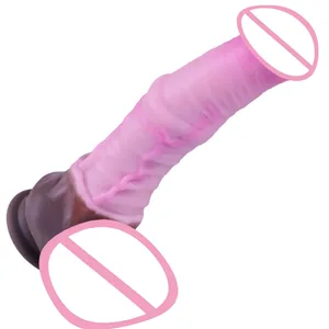 Riesige realistische Pferdedildo-Vibration für Frauen, teleskopischer Stoßdildo, Steuerung, Heizung, Penis, Tierdildos, Vibrator, Sexspielzeug