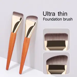 Ultra Thin Foundation Makeup Brushes Flat Top Angled Professional Face Contour Make Up Brush