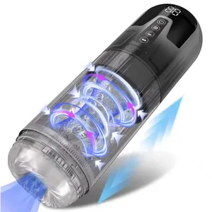 Automatic Male Masturbator Cup Pocket Pussy Stroker with 3 Pump 7 Thrusting Rotating Vibrating Sucking Sex Machines Sex toys Men
