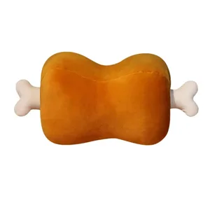 Nyhed 42 cm Simulering Kød Ben Pude Tegneserie Design Vaskbar Pude Blød Hypoallergen Dyre Pude Hjem Indretning