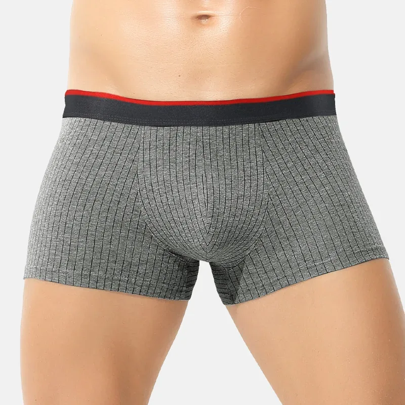 3PC Herrenunterwäsche Baumwolle Boxer Jugend Plus Größe kurze Shorts Jungen Boxershorts Kopf Sommer dünne Unterhosen