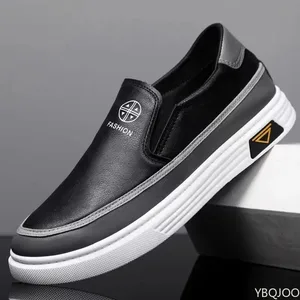 Printemps automne nouvelles chaussures pour hommes à la mode élégant minimaliste décontracté confortable hauteur augmentant chaussures pour hommes