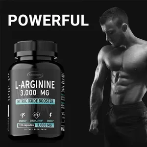 L-Arginine 3000mg - Men's Strength and Endurance Supplement To Improve Sexual Performance and Support Reproductive Health
