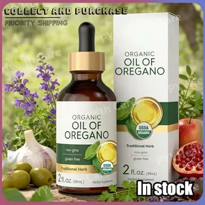 Organic Oil of Oregano Liquid Drops Vegaaninen yrttilisä Päivittäinen ravitsemustuki 60ml per pullo