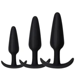 [NM]1/3Pcs Soft Silicone Anal Butt Plug Stimulator Adult Sex Toys Anal Plug For Men/Women Prostate Massager Anal Trainer[NM]