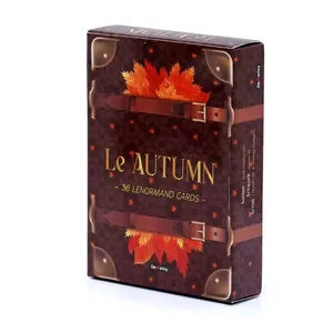 Novo le outono tarô 36 cartas lenormand baralho jogo de tabuleiro cartão de tarô engraçado delicado fontes de festa para presente de festa de família